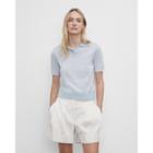 Club Monaco Scalloped Cotton-linen Polo