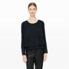 Club Monaco Color Blue Arula Pleated Vest Top In Size Xs