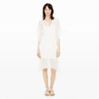 Club Monaco Color White Weylie Silk Dress In Size S