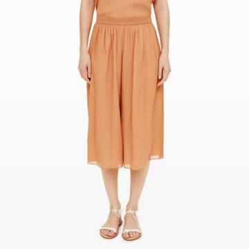 Club Monaco Collection Color Sedona Gordana Silk Culottes