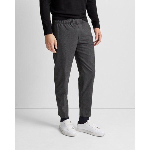 Club Monaco Charcoal Multi Elasticated Houndstooth Pant