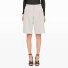 Club Monaco Color Grey Helein Suede Short