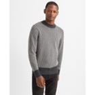 Club Monaco Grey Multi Cashmere Novelty Rib Sweater