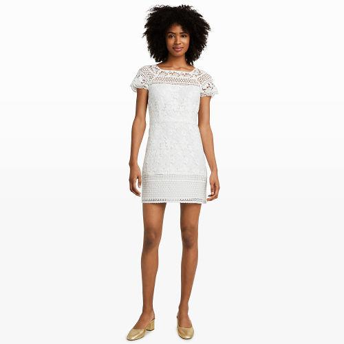 Club Monaco Color White Kaytte Lace Dress