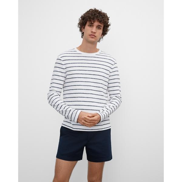 Club Monaco Textural Stripe Tee