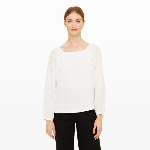 Club Monaco Color White Bolari Top