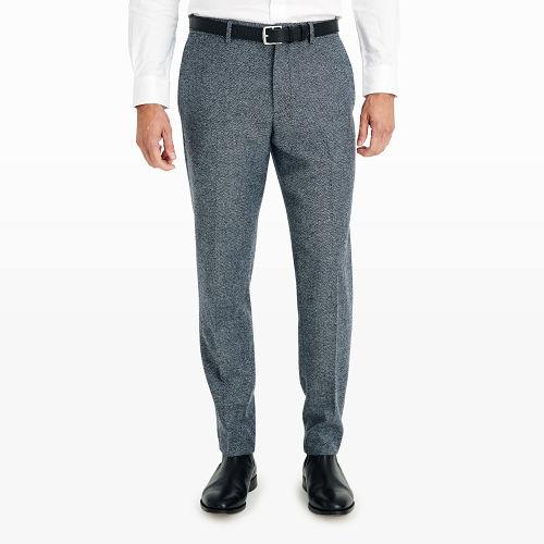 Club Monaco Color Blue Sutton Herringbone Trouser