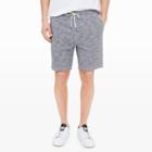 Club Monaco Color Black Marled Fleece Shorts