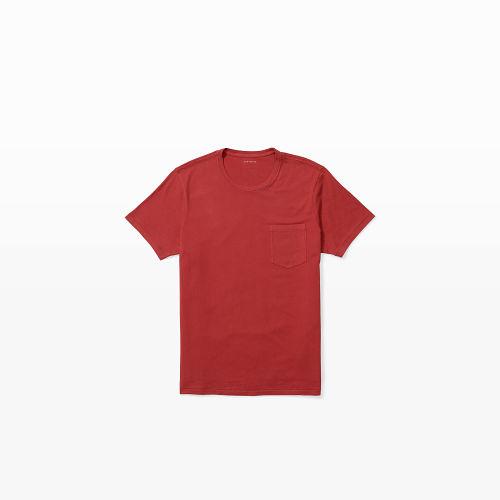 Club Monaco Color Washed Red Williams Pocket Crew