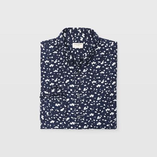 Club Monaco Slim Abstract Print Shirt