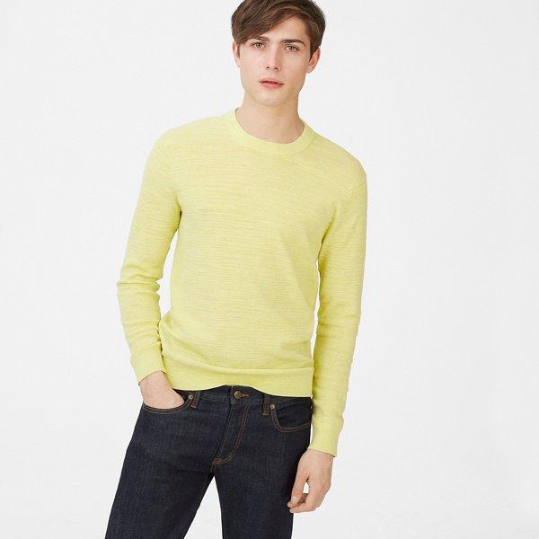 Club Monaco Yellow Boucle Sweater