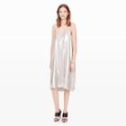 Club Monaco Color Silver Shona Dress In Size 0