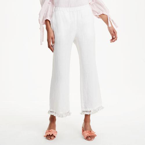 Club Monaco Color White Klina Tassel Pant