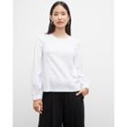Club Monaco Tie Neck Balloon Sleeve Top