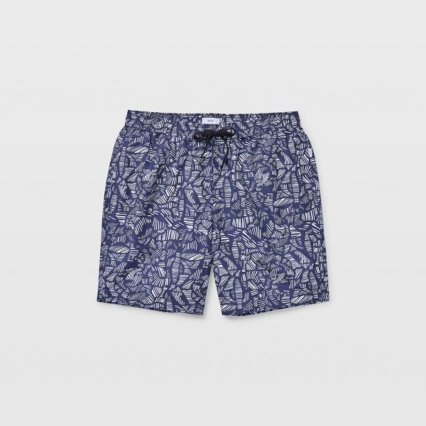 Club Monaco Onia Charles 7 Printed Swim Trunks