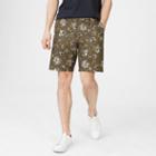 Club Monaco Color Green Maddox 9 Grid Floral Shirt