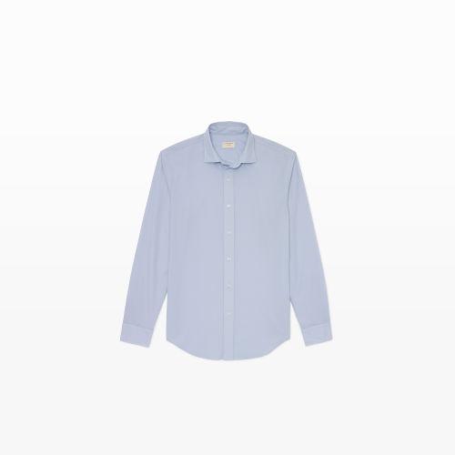 Club Monaco Color Blue Slim-fit Sc Poplin Shirt