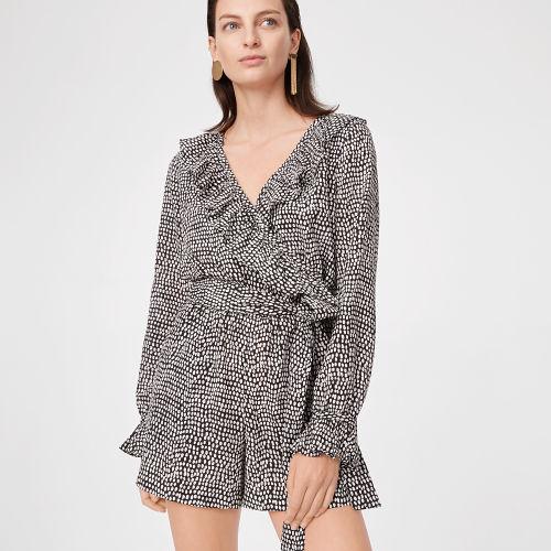 Club Monaco Color Black Cedrika Romper