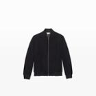 Club Monaco Color Black Wool Bomber Jacket