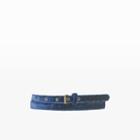 Club Monaco Color Blue Naline Skinny Belt