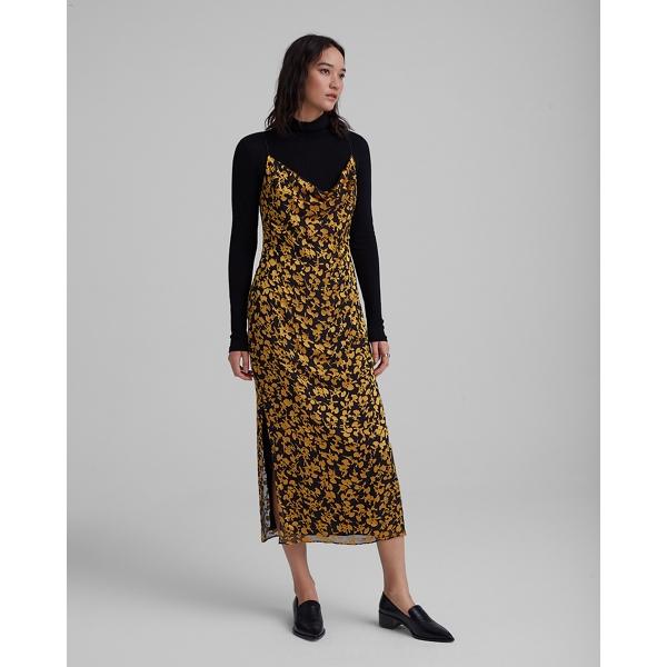 Club Monaco Burnout Slip Dress