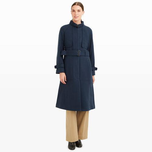 Club Monaco Color Petrol Diarmid Coat