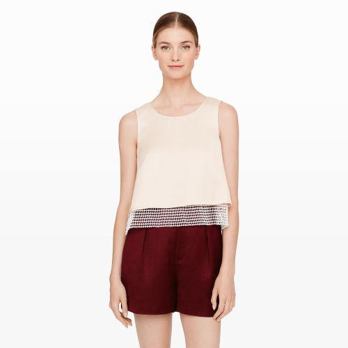 Club Monaco Color Pink Cilla Crop Tank