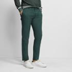 Club Monaco Color Green Sutton Linen-blend Dress Pant