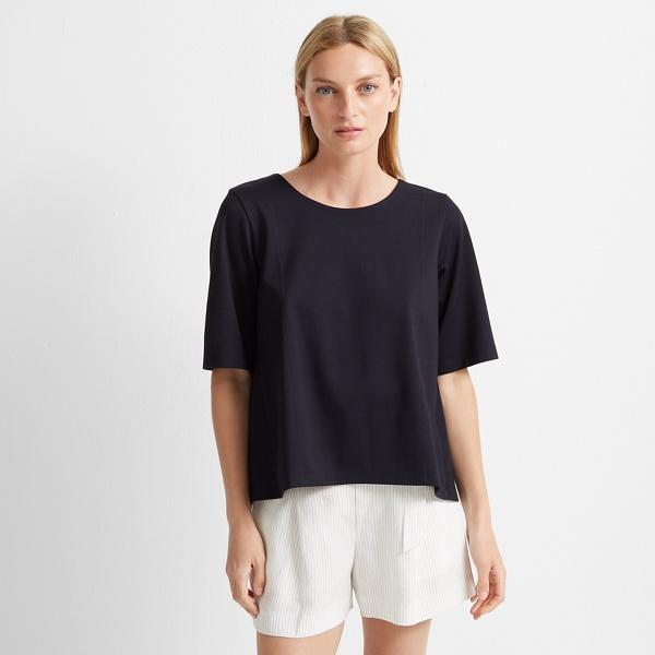 Club Monaco Navy Swing Tee