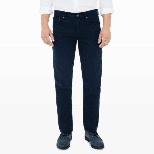 Club Monaco Color Blue Garment-dyed 5-pocket Trouser