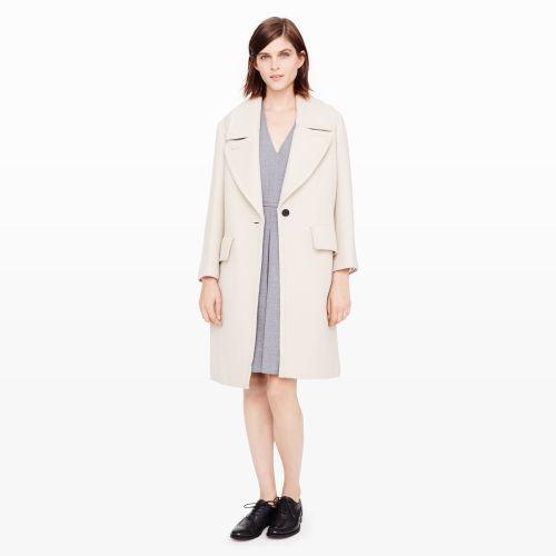 Club Monaco Color Nude Ruby Coat In Size Xs