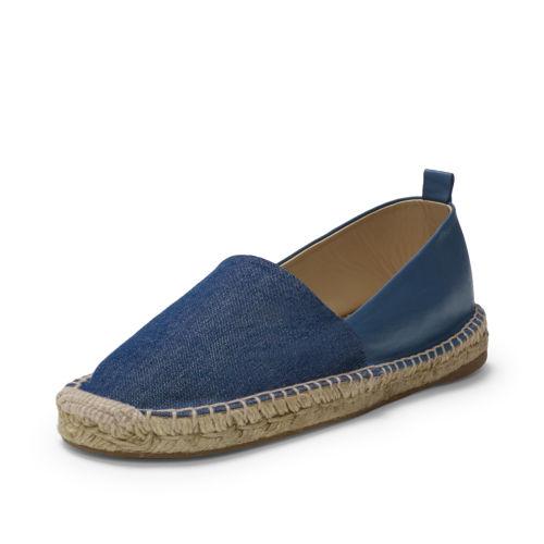 Club Monaco Color Blue Ryan Chambray Espadrille In Size 39