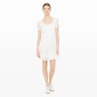 Club Monaco Color White Pergie Crochet Dress In Size M
