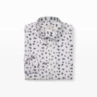 Club Monaco Slim Mini-collar Floral Shirt