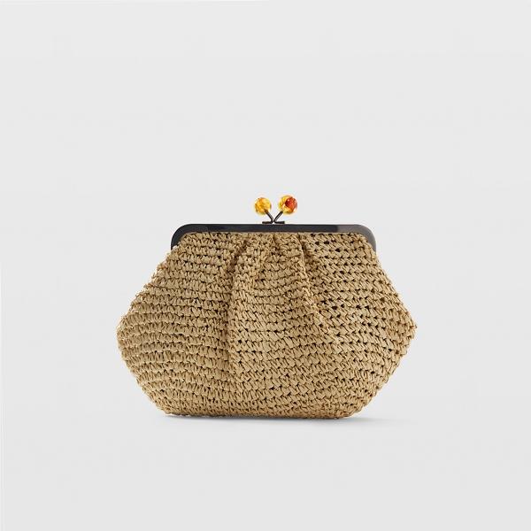 Club Monaco Raffia Clutch