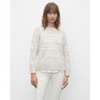 Club Monaco Striped Raglan Crewneck Sweater