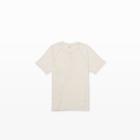 Club Monaco Color White Short-sleeve Linen Henley