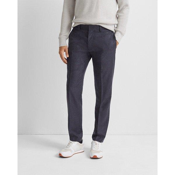 Club Monaco Navy Grant Wool Flannel Trouser