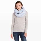 Club Monaco Color Blue Micaila Cable Infinity Scarf