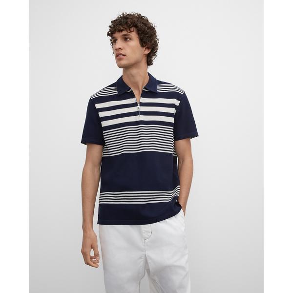 Club Monaco Block Stripe Polo
