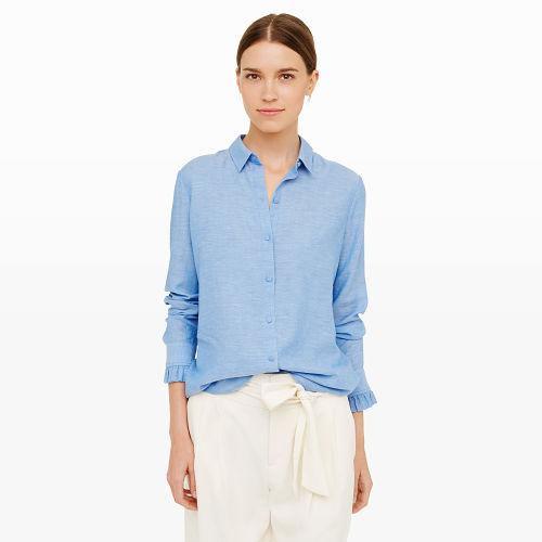 Club Monaco Color Blue Japhia Shirt