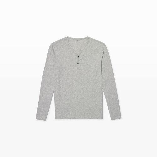 Club Monaco Color Grey Long-sleeve Henley