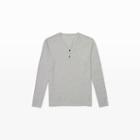 Club Monaco Color Grey Long-sleeve Henley
