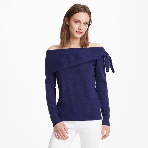 Club Monaco Color Lapis Vidorus Cashmere Sweater