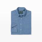 Club Monaco Color Blue Gitman Chambray Shirt
