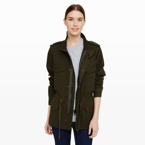 Club Monaco Color Green Zadie Parka