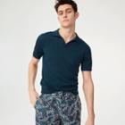 Club Monaco Color Green Johnny Collar Sweater Polo