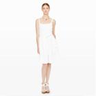 Club Monaco Color White Patin Dress