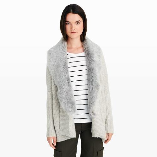 Club Monaco Color Grey M. Patmos Shearling Wrap