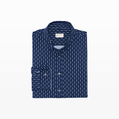 Club Monaco Color Blue Slim-fit Bd Anchor Shirt